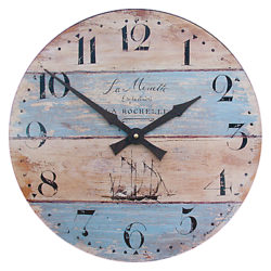 Lascelles Coastal Stripe Wall Clock